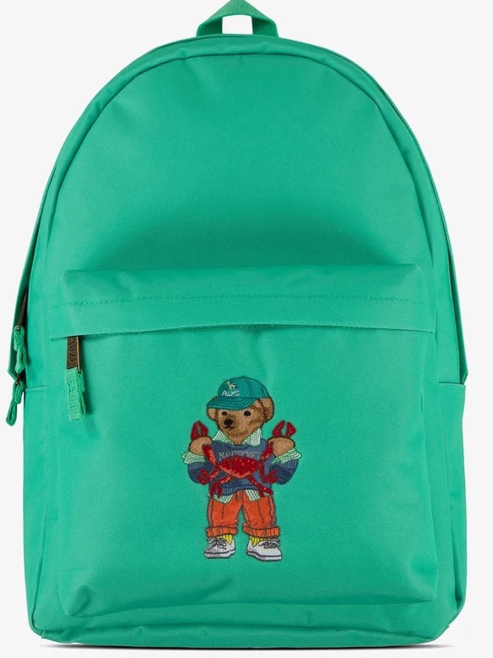 Polo by Ralph Lauren Plato Green Backpack with Polo Bear with 🦀
